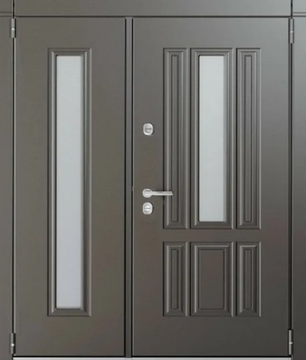 Входная двустворчатая дверь Snegir HOME PP ЛКП Бруно SNG-1 ЛКП Бруно SNG-1