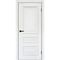Межкомнатная дверь эмаль Багет 3 белый RAL 9003 глухая