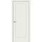 Фото межкомнатной двери эмалит Прима-10 white matt глухая