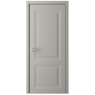 Межкомнатная дверь эмаль Стиль Богема серая глухая