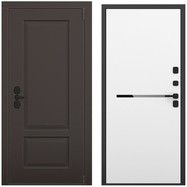 Входная дверь Шэбби амаретто силк панель горизонт