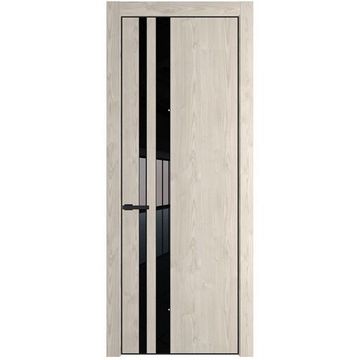 Межкомнатная дверь 20NA каштан светлый остеклённая