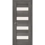 Фото двери эко шпон Porta 23 в цвете grey veralinga