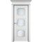 Фото Межкомнатной двери эмаль Ofram Риан-33 белая остеклённая