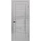 Фото межкомнатной двери экошпон Profilo Porte G-15 агат глянец стекло сатинат белый