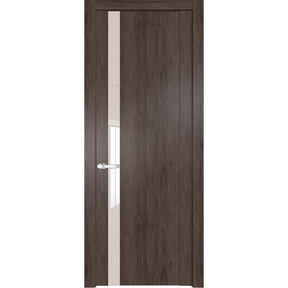 Межкомнатная дверь 1.2N дуб тобакко остеклённая