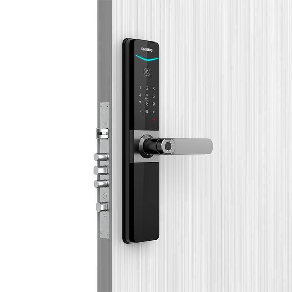 Фото электронного замка Philips EasyKey DDL610-5HBS на двери 1