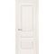 Фото ульяновской двери Малахит 2 белый ясень без стекла