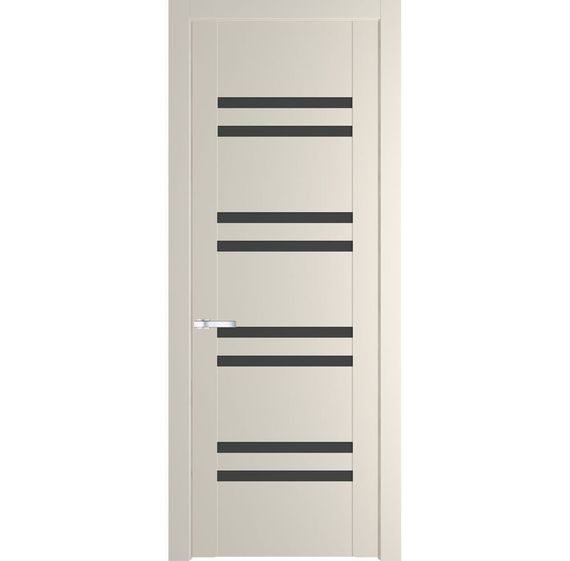 Межкомнатная дверь 1.6P кремовая магнолия остеклённая