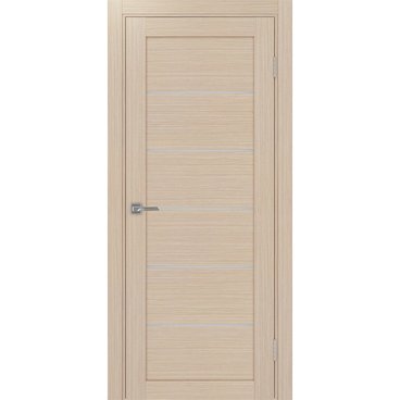 Межкомнатная дверь экошпон Турин 506.12 белёный дуб остеклённая
