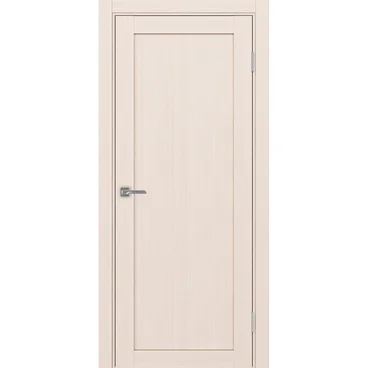 Межкомнатная дверь экошпон Турин 501.1 ясень перламутровый глухая
