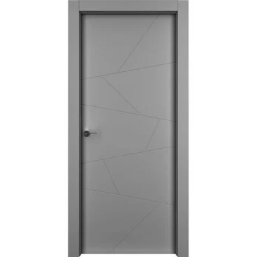 Звукоизоляционная дверь Энигма серая эмаль 42 дб