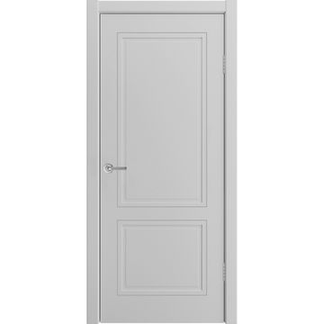 Межкомнатная дверь эмаль Урбан 2 серая RAL 7047 глухая