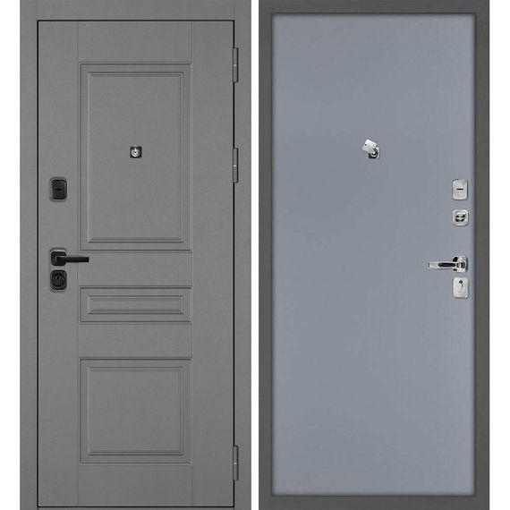 Входная дверь Октава-150 панель гладкая серая