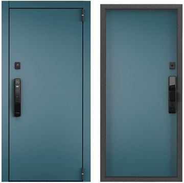 Входная дверь Cyber ПВХ Верде без рисунка ПВХ Верде без рисунка