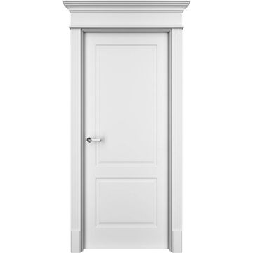 Межкомнатная дверь эмаль Ofram Прима 2 белая глухая