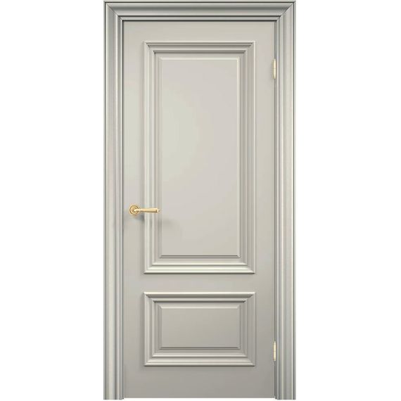 Межкомнатная дверь эмаль Дверцов Милан 2 RAL 7044 глухая