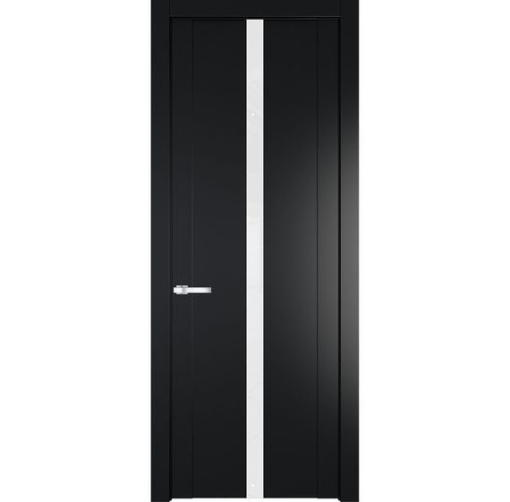 Межкомнатная дверь 1.8P блэк остеклённая