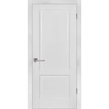 Межкомнатная дверь шпон Прованс 12 белый ясень глухая