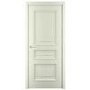 Фото межкомнатной двери эмаль Багет 3 слоновая кость глухая