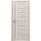 Межкомнатная дверь экошпон Legend ЛУ-17 капучино остеклённая