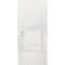 Фото межкомнатной двери экошпон HGX-14 белый глянец с алюминиевой кромкой с 4-х сторон