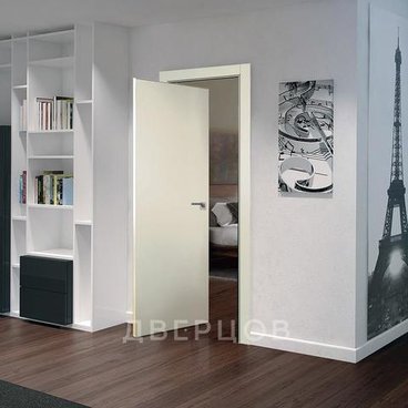 Поворотная дверь 1PA кремовая магнолия