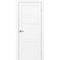 Межкомнатная дверь экошпон Турин 530.111 белый снежный глухая