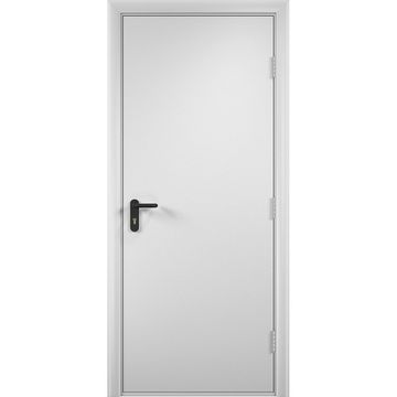 Дверь противопожарная деревянная ПВХ EI30 белая