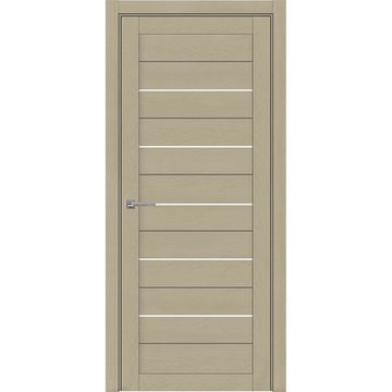 Межкомнатная дверь Light Soft touch 2127 софт кремовый остеклённая