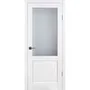 Фото межкомнатной двери экошпон Profilo Porte PSC-57 белая остеклённая