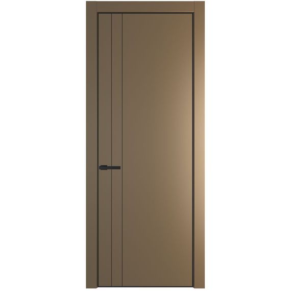 Межкомнатная дверь 12PA перламутр золото глухая