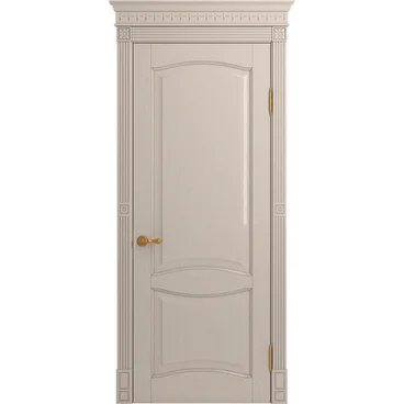 Межкомнатная дверь массив дуба Viporte Классика 2 прованс глянец глухая