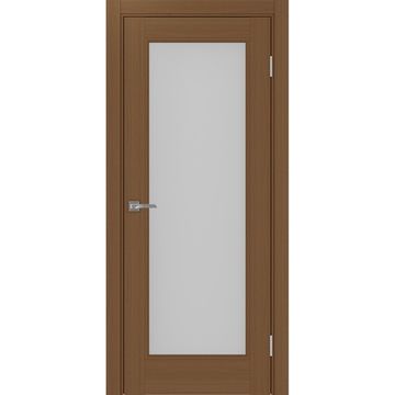 Межкомнатная дверь экошпон Турин Neo 501.2 орех со стеклом