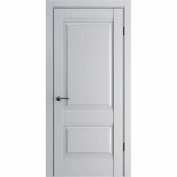 Межкомнатная дверь экошпон ДП-51 silver gray глухая