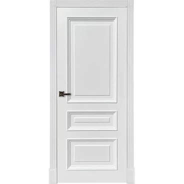 Межкомнатная дверь эмаль Кардинал 12 белая глухая