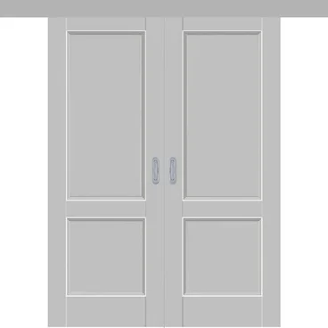 Раздвижная двустворчатая дверь Кобальт 25 манхэттен глухая