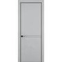 Фото межкомнатной двери керамик MN 3 шеллак серый глухая