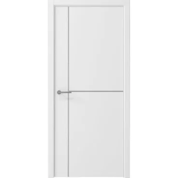 Межкомнатная дверь Графика 3 белая кромка ABS белая