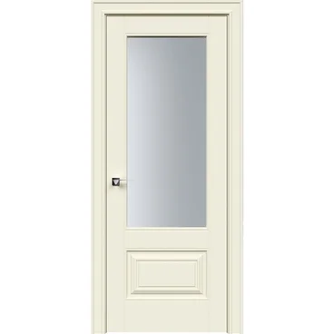 Межкомнатная дверь эмаль Дельта 2 RAL 9001 остеклённая