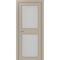 Фото двери из экошпона Турин 520.222 мокко остеклённая