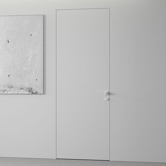 Скрытая дверь под окраску ДВЕРЦОВ INVISIBLE кромка ABS открывание на себя