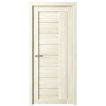 Межкомнатная дверь Марсель эко-шпон белый кипарис со стеклом