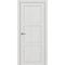 Межкомнатная дверь экошпон Турин 530.111 ясень серебристый глухая