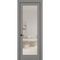 Фото межкомнатной двери керамик NC 8 серый остеклённая