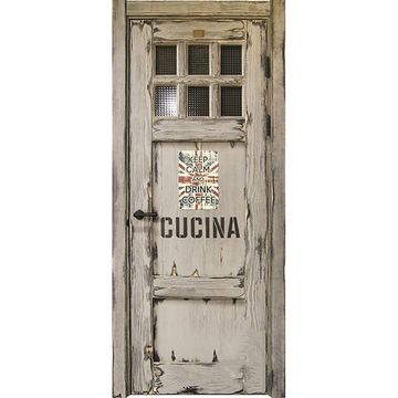 Межкомнатная дверь Лофт Cucina остеклённая