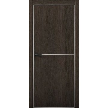 Межкомнатная дверь Плутоний 2 дуб тёмный глухая