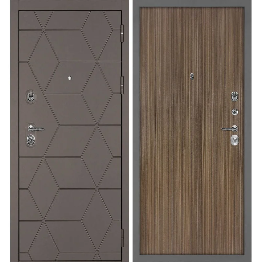 Входная дверь Тетра-181 панель гладкая эвкалипт испанский