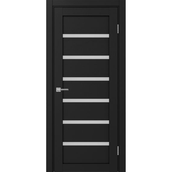 Фото двери из экошпона Турин 507.12 антрацит остеклённая