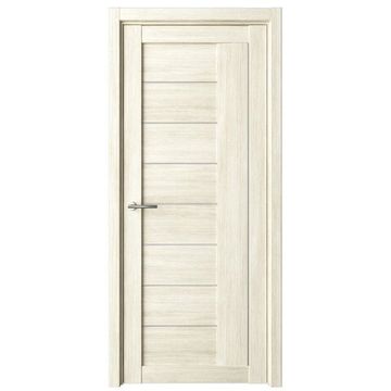 Межкомнатная дверь Марсель эко-шпон белый кипарис со стеклом